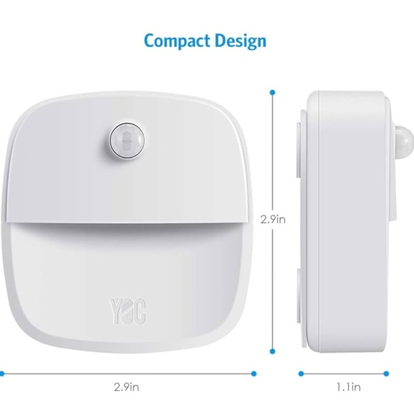 Cordless Stick-On indoor sensor LED Night Light (Warm White 2 pack) - Picture 9 of 9